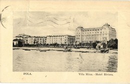 T3 Pola, Villa Münz, Hotel Riviera. G. Fano 5058. (fa) - Sin Clasificación