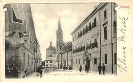 T2/T3 Zagreb, Zágráb, Agram; Herrengasse Utca / Street (EK) - Non Classés