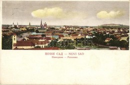 T2 Újvidék, Neusatz, Novi Sad; Látkép / General View, 'Újvidék Visszatért' So. Stpl. - Ohne Zuordnung