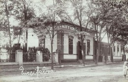 T2/T3 1912 Zichyfalva, Zichydorf, Plandiste; Hittich L. Szálloda és étterem / Hotel And Restaurant. Photo + Versecz-Toro - Zonder Classificatie