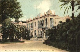 ** T2/T3 Algiers, Alger; 'Palais D'Été Du Gouvernor - Mustapha Supérieur' / The Governors Summer Palace - Sidi M'Hamed ( - Non Classificati