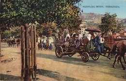 T2 Sarajevo, Ausflug Bosn. Turkinen / Bosnian Turkish Women On Horse Cart - Sin Clasificación