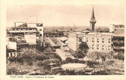 ** T1 Port Said, Square Of Ferdinand De Lesseps - Unclassified