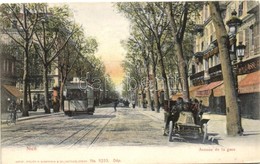 ** T2 Nice, Avenue De La Gare / Railway Station Avenue, Tram, Automobile - Sin Clasificación