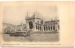 ** T2 1900 Paris, 'Entrée Monumentale Du Palais Des Arinées De Terre Et De Mer' / Entrance Of The Palace Of Land And Sea - Unclassified