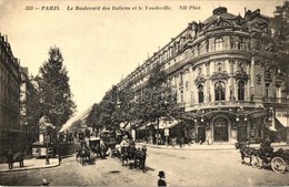 ** T2 Paris, Boulevard Des Italiens, Vaudeville - Unclassified