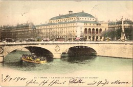 T2 Paris, La Pont Au Change, Theatre Du Chatelet / Bridge, Theatre, Steamship - Ohne Zuordnung