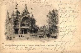 * T2/T3 1900 Paris, Exposition Universelle, Palais Des Nations L'Italie / Expo, Italian Palace (EK) - Non Classificati