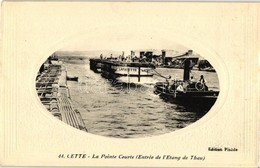 * T2/T3 Sete, Cette; 'La Pointe Courte - Entrée De L'Etang De Thau' / Canal, Barge 'La Fayette' (EK) - Ohne Zuordnung