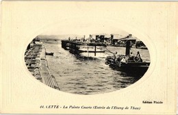 * T2/T3 Sete, Cette; 'La Pointe Courte - Entrée De L'Etang De Thau' / Canal, Barge 'La Fayette' (EK) - Non Classificati