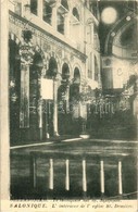 * T2/T3 Thessaloniki, Salonique; St. Demeire Church's Interior (EK) - Unclassified