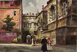 ** T1/T2 Kraków, Wawel; Cathedral Courtyard, Museum, Ser. 83. Nro. 1. S: St. Tondos I. W. Kossak - Ohne Zuordnung