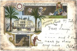 T2/T3 1899 Monte Carlo, Casino, Humour, Art Nouveau (EK) - Unclassified