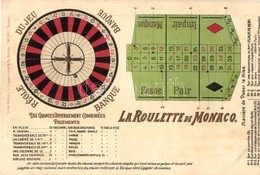 ** T2 Monte Carlo, La Roulette De Monaco. H. Guggenheim & Co. No. 387. Emb. Litho - Sin Clasificación