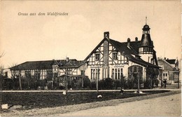 ** T1 Unknown German Town, Erholungsheim Waldfrieden / Convalescent Home - Sin Clasificación