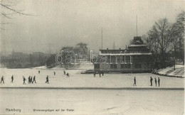 ** T1 Hamburg, Wintervergnügen Auf Der Alster / Winter - Ohne Zuordnung