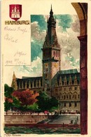 * T2 Hamburg, Rathaus / Town Hall, Velten's Künstlepostkarte No. 182. Litho S: Kley - Ohne Zuordnung