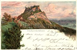 T2/T3 1897 Hohenkrähen, Velten's Künstlerpostkarte No. 3. Litho S: Biese (EK) - Non Classificati