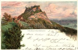 T2/T3 1897 Hohenkrähen, Velten's Künstlerpostkarte No. 3. Litho S: Biese (EK) - Non Classés