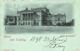 T2 1898 Leipzig, Neues Stadttheater / Theatre - Unclassified