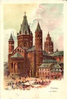 ** T2/T3 Mainz, Dome, Litho S: W.R. (Rb) - Ohne Zuordnung