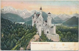 T2/T3 Schwangau, Schloss Neuschwanstein / Castle, Emb. - Non Classés