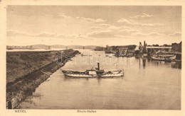 T2 Wesel, Rhein-Hafen / River Rhine, Port, Steamship - Sin Clasificación