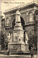 ** T1/T2 Milano, Milan; 'Mon. A Leonardo Da Vinci' / Statue Of Leonardo Da Vinci - Non Classés