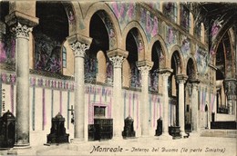 ** T2 Monreale, 'Interno Del Duomo - La Parte Sinistra' / Church Interior, Left Side - Zonder Classificatie
