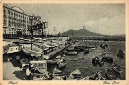 ** T2 Naples, Napoli; Santa Lucia, Port, Boats - Ohne Zuordnung