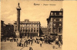 ** T1/T2 Rome, Roma; Piazza Colonna / Square - Ohne Zuordnung