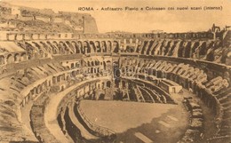 ** T1/T2 Rome, Roma; Anfiteatro Flavio, Colosseo Coi Nuovi Scavi / Colosseum - Sin Clasificación