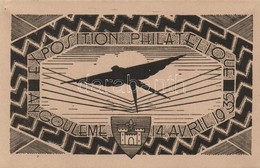 * T2 1935 Angouleme, Exposition Philatelique / Philatelic Exhibition, So. Stpl - Sin Clasificación