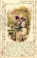 T2 Ladies Playing Cards, Emb. Litho - Unclassified