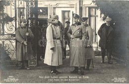 T2 Aus Dem Leben Unseres Kaisers Im Felde, Unser Kaiser Mit Dem Kronprinzen / Wilhelm, German Crown Prince - Ohne Zuordnung