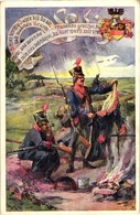 ** T2/T3 German Military Art Postcard, Vereines Südmark Karte Nr. 154. S: K.K.R. (EK) - Ohne Zuordnung