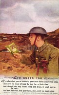 T2 God Guard You. British Soldier, Romantic Postcard - Unclassified