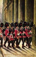 ** T1 The Bank Guard, Coldstream Guards; Raphael Tuck & Sons Oilette 'Military In London' Series III. 9081. S: Harry Pay - Ohne Zuordnung