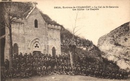 ** T2 Environs De Chambéry, Col De St-Saturnin / Chapel, French Alpine Hunter Soldiers, Group Picture - Sin Clasificación