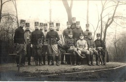 T2 1914 Osztrák-magyar Tisztek Csoportképe, Nevek Feliratozva A Fotón / WWI Austro-Hungarian K.u.K. Officers' Group Phot - Ohne Zuordnung