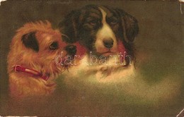 T4 Dogs, Wenau-Pastell Postkarte No. 944. Litho (small Tear) - Non Classés