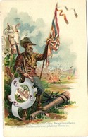 * T3 Patriotic Boer Postcard Of The Orange Free State, Litho, Artist Signed (EB) - Ohne Zuordnung