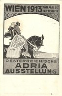 T2/T3 1913 Wien, Oesterreichische Adria Ausstellung / Adria Exhibition In Vienna. Advertisement Postcard - Unclassified