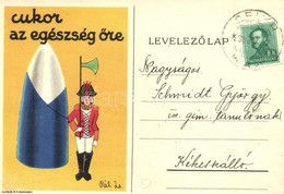 T2/T3 Cukor Az Egészség őre / Hungarian Sugar Propaganda Advertisement S: Pál Zs. (EK) - Zonder Classificatie