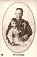 * T2 Unser Kronprinz Mit Seinem Küngsten / William, German Crown Prince With His Son, E. Bieber - Non Classés