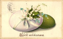 T2/T3 Easter, Eggs, Flowers, Litho (EK) - Unclassified