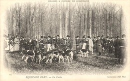** T2/T3 'Chasses A Courre De Compiégne - Équipage Olry - La Curée' / Stag Hunting, Hunting Dogs, Hunters (EK) - Non Classificati