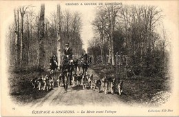 ** T2 'Chasses A Courre De Compiégne - Équipage De Songeons - La Meute Avant L'attaque' / Hunters On Horses In Compiégne - Zonder Classificatie