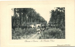 ** T1 'Chasses á Courre - Le Rendez-Vous' / Hunters On Horses, Hunting Dogs, The Rendezvous - Unclassified