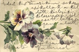 T2/T3 Pansy Flowers, Emb., Litho (EK) - Unclassified